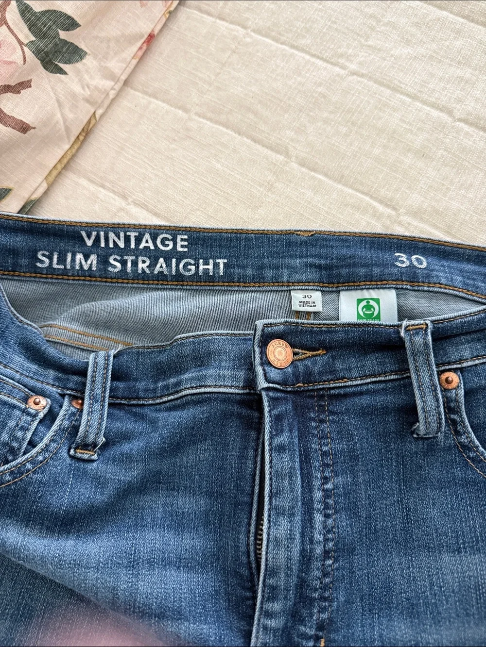 J Crew vintage slim straight size 30